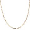 9ct Yellow Gold Figaro Chain 24"