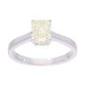 18ct White Gold 1.22ct Yellow Diamond Solitaire Ring by Anya Belle