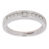 18ct White Gold 0.20ct Brilliant Cut Diamond Half Eternity Ring