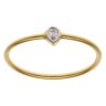 22ct Yellow Gold Pear Cubic Zirconia Fancy Ring