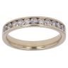 9ct Yellow Gold 0.50ct Brilliant Cut Diamond Half Eternity Ring