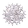 18ct White Gold 1.79ct Diamond Cluster Ring