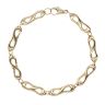 9ct Yellow Gold Fancy Bracelet 7.5"