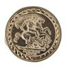 9ct Yellow Gold St George Coin Ring