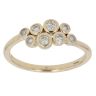 9ct Yellow Gold 0.20ct Brilliant Cut Diamond Fancy Ring