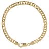 9ct Yellow Gold Double Curb Chain 7.5"