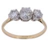 9ct Yellow Gold 1.50ct Brilliant Cut Diamond Graduated Trilogy Ring