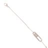 18ct White Gold 0.10ct Brilliant Cut Diamond Messika Baby Move Bracelet 7"