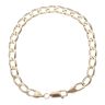 9ct Yellow Gold Curb Bracelet 8"