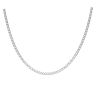 Silver Panza Curb Chain 20"