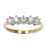 18ct Yellow Gold 0.50ct Five Stone Diamond Ring