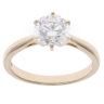 9ct Yellow Gold 1.50ct Lab Grown Diamond Solitaire Ring