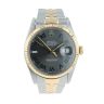 Rolex Custom Datejust 'Wimbledon' Pre Owned Watch Ref 16013