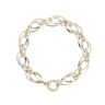 14ct Yellow Gold Oval Link Bracelet 7.5"