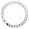 Silver Curb 8.5" Bracelet by Icesia