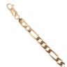 9ct Yellow Gold Figaro Bracelet 7.5"