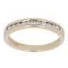 9ct Yellow Gold 0.20ct Brilliant Cut Diamond Half Eternity Ring