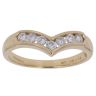 18ct Yellow Gold 0.33ct Brilliant Cut Diamond Wishbone Ring