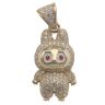 9ct Yellow Gold Cubic Zirconia Bunny Pendant