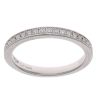 Platinum 0.20ct Brilliant Cut Diamond Half Eternity Ring