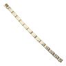 14ct Yellow Gold Greek Key Bracelet 7"