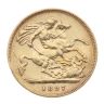 1897 Victoria Old Head UK Half Sovereign Coin