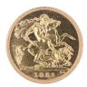 1982 Elizabeth II Decimal Portrait UK Half Sovereign Coin