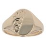 9ct Yellow Gold Patterned Signet Ring