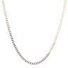 9ct Yellow Gold Plain Curb Chain 24"
