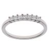 Platinum 0.33ct Princess Cut Diamond Seven Stone Eternity Ring