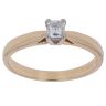 18ct Yellow Gold 0.29ct Millenium Cut Diamond Solitaire Ring