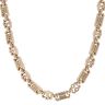 9ct Yellow Gold Stars and Bars Chain 22"