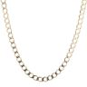 9ct Yellow Gold Curb Chain 20"