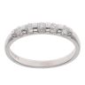 9ct White Gold 0.25ct Brilliant Cut Diamond Five Stone Ring