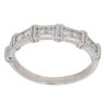 18ct White Gold 0.30ct Brilliant Cut Diamond Half Eternity Ring