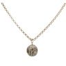 9ct Yellow Gold St George Pendant and Belcher Chain 20"