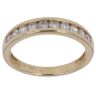 18ct Yellow Gold 0.50ct Brilliant Cut Diamond Half Eternity Ring