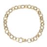 9ct Yellow Gold Patterned Belcher Bracelet 8.5"