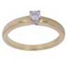 18ct Yellow Gold 0.15ct Brilliant Cut Diamond Solitaire Ring