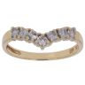 18ct Yellow Gold 0.50ct Brilliant Cut Diamond Wishbone Ring