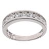 18ct White Gold 1.00ct Brilliant Cut Diamond Half Eternity Ring