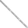 9ct White Gold 3.00ct Lab Grown Diamond Tennis Bracelet 7"