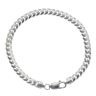 Silver Curb Bracelet 8.5"