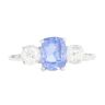 18ct White Gold Diamond And Sapphire Ring