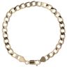 9ct Yellow Gold Curb Bracelet 7.5"