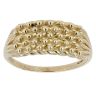 9ct Yellow Gold 5 Row Keeper Ring
