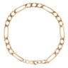 9ct Yellow Gold Figaro Bracelet 8.5"