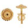 22ct Yellow Gold Granulation Stud Earrings