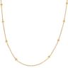 22ct Yellow Gold Beaded Fancy Chain 18"