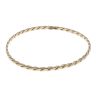 9ct Yellow Gold Patterned Twist Bangle